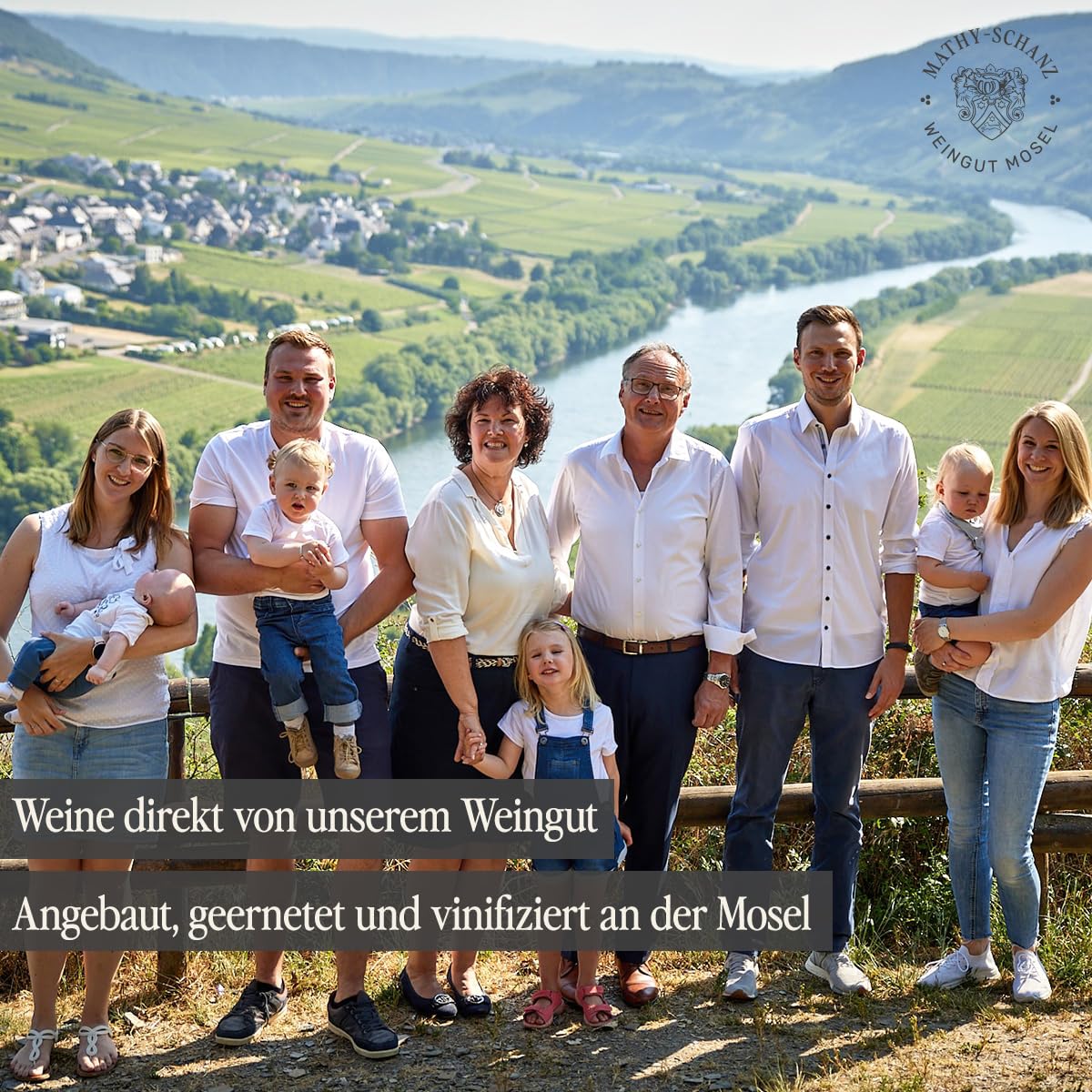 Weingut Mathy-Schanz - Riesling Edelsüß Harmonie | Wein von der Mosel (12 Flaschen (12 x 0,75l))
