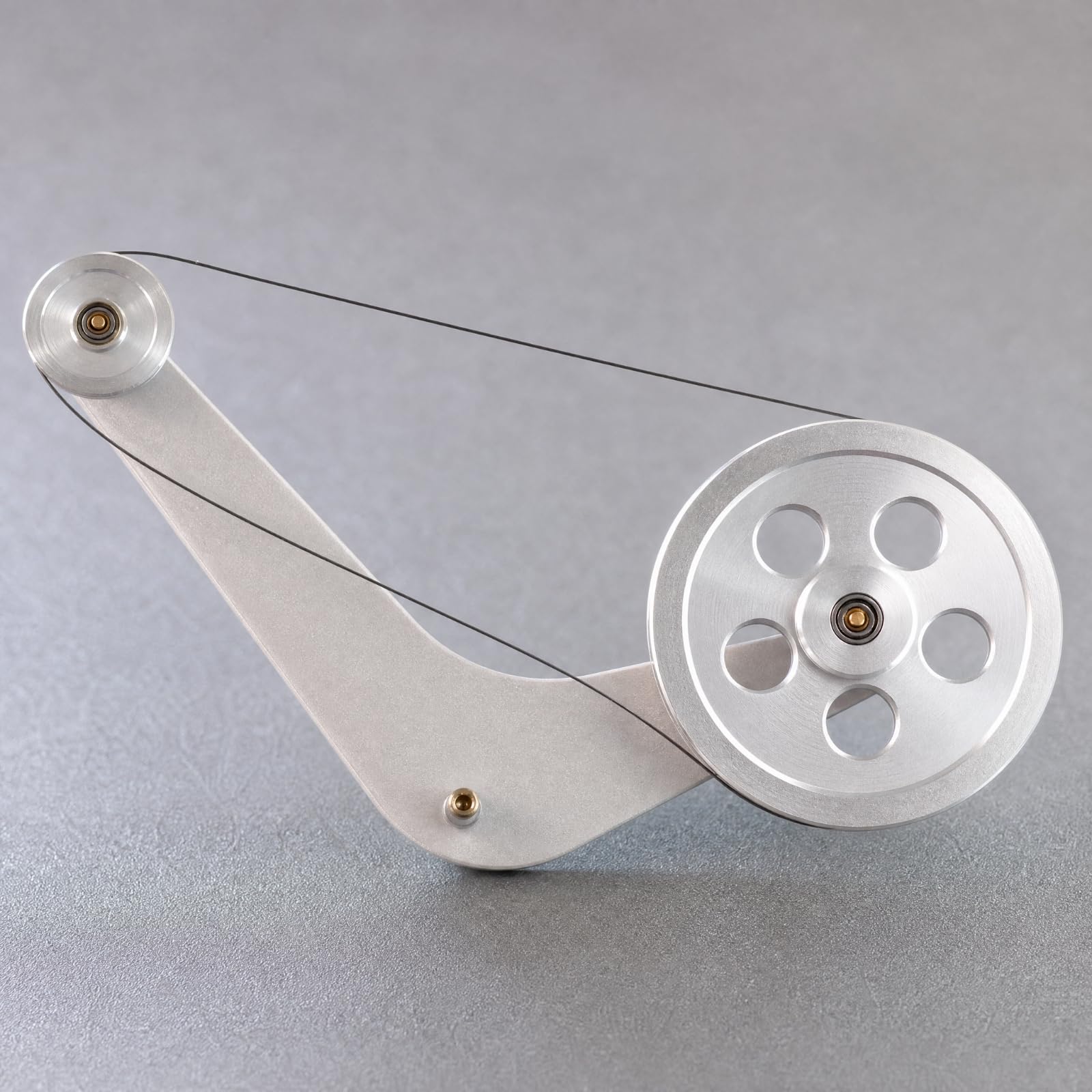 Modello Dimostrativo di Motore Termico con Lega a Memoria di Forma Visibile Apparato Dimostrativo con Ruota Forata e Cinghia Robusto per Casa