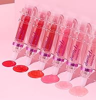 Vista 8 de Lápiz labial brillante, brillo de labios picante, hidratante, voluminiza, alto brillo, brillo labial, brillo de labios, brillo alto, brillo más