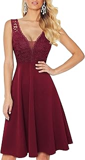 Vestido De Encaje Rojo