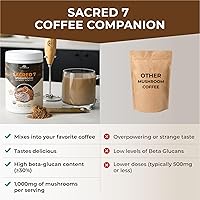 Vista 24 de Naturealm Polvo de hongo de melena de león – Apoyo cerebral orgánico para la claridad mental de la memoria de enfoque – Función cognitiva sin OMG