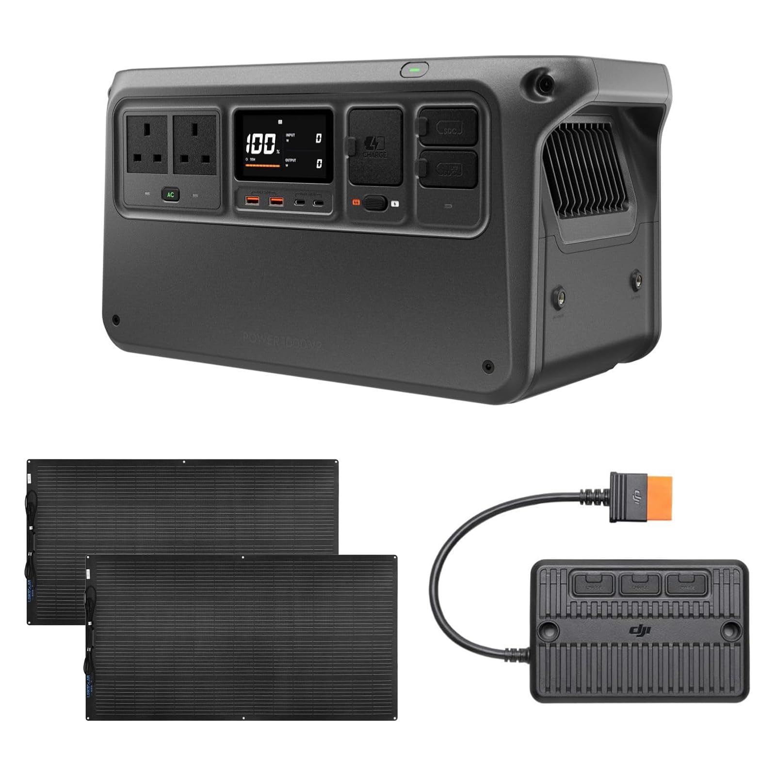 DJI Power 1000 V2 Portable Power Station, 1024Wh LFP Battery, Compact Size, 2600W Stable Output, 0-80% Recharge in 37 Mins, Electric Generator for Home, Camping, RVs, Off-Grid — view 12