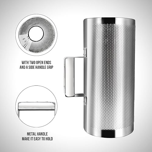 Miniatura 10 de Soulmate Acero inoxidable Guiro Shaker 12" 5" Instrumento de percusión Guiro Instrumento Musical con Raspador Latino Percusión Guiro Herramienta de