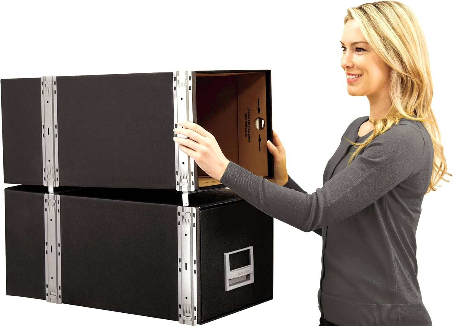 Bankers Box Box Metal Base for StaxonSteel Storage Drawers, Letter (Pack of 1)