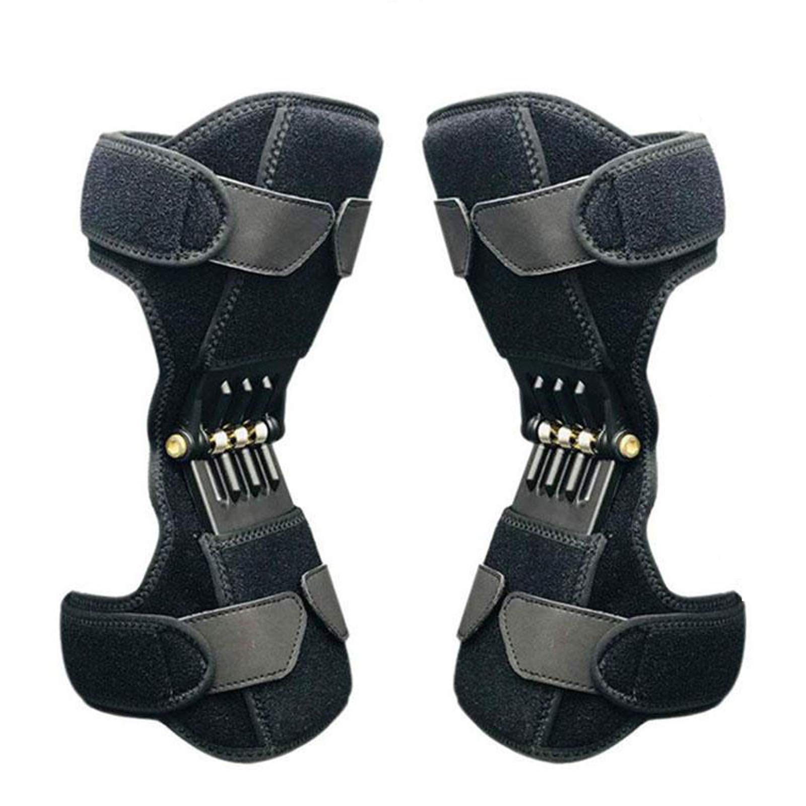 Power Knee Stabilizer Pads - Power Leg Kniegelenkstütze, Atmungsaktive Kniebandage, Federkniebandage, Inspire Uplift Kniebandage