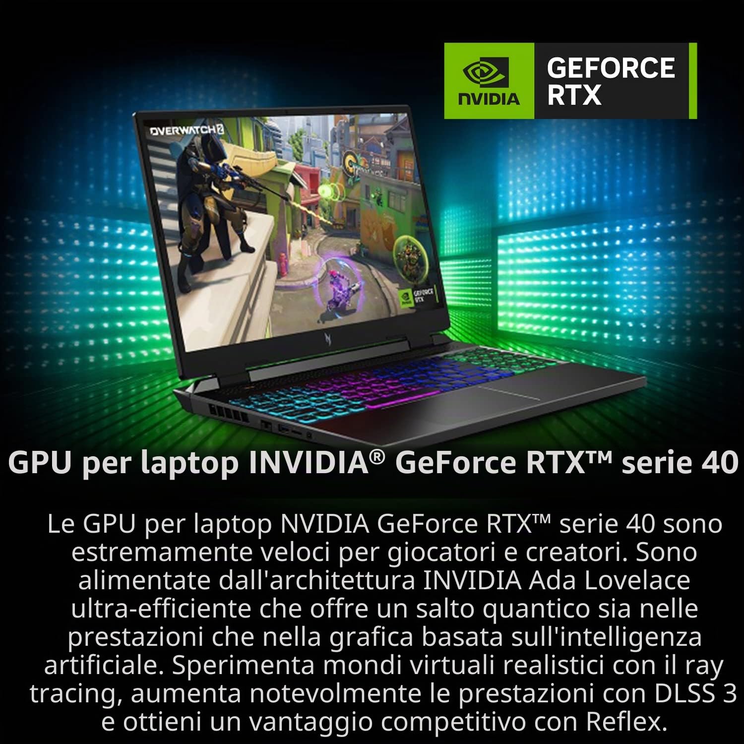 Acer Nitro 16 Laptop da gioco | CPU esagonale AMD Ryzen 5 7640HS | GPU NVIDIA GeForce RTX 4050 per laptop | Display WUXGA 165Hz IPS da 16 pollici | DDR5 da 8 GB | SSD Gen 4 da 512 GB |