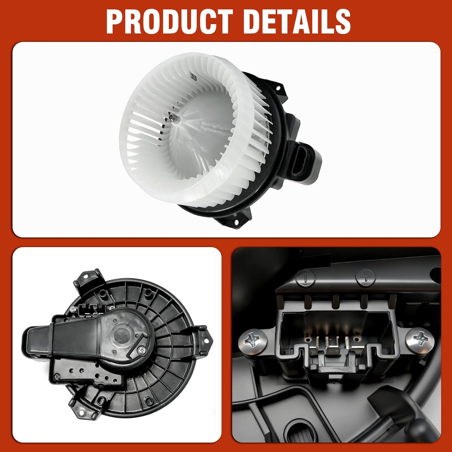 Heater Blower Motor 700215 fit for Toyota Camry 2007-17, Tundra 2007-21, 4Runner 2010-23, Highlander 2008-13, for Lexus RX350/RX450h 2010-12, GX460 2010-2021, for Dodge Journey 2014-2020