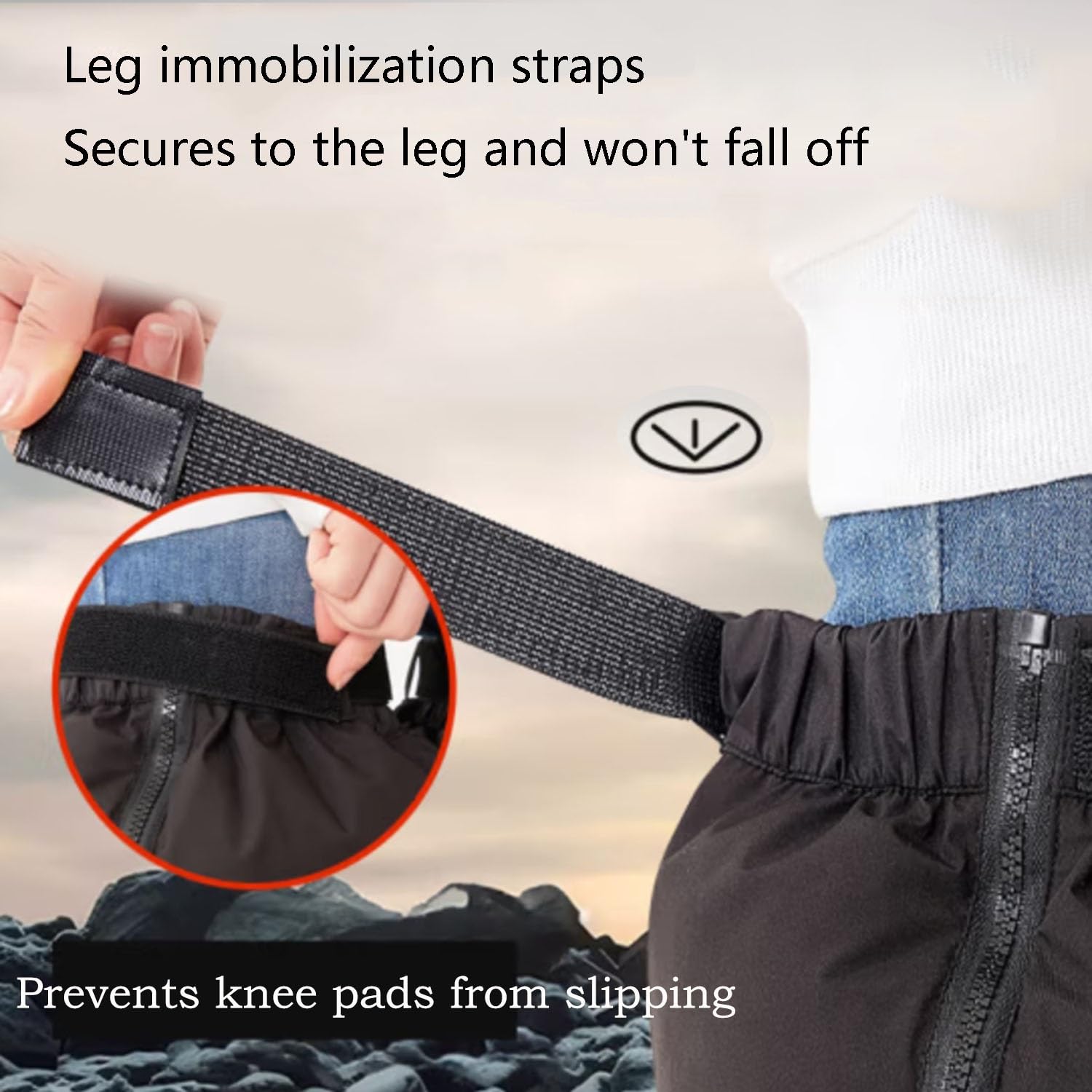 KYOFIS Scaldamuscoli Termici da Esterno, Ginocchiere Termiche Invernali, Ghette Antivento, Scaldamuscoli for Moto, Maniche for Gambe trapuntate