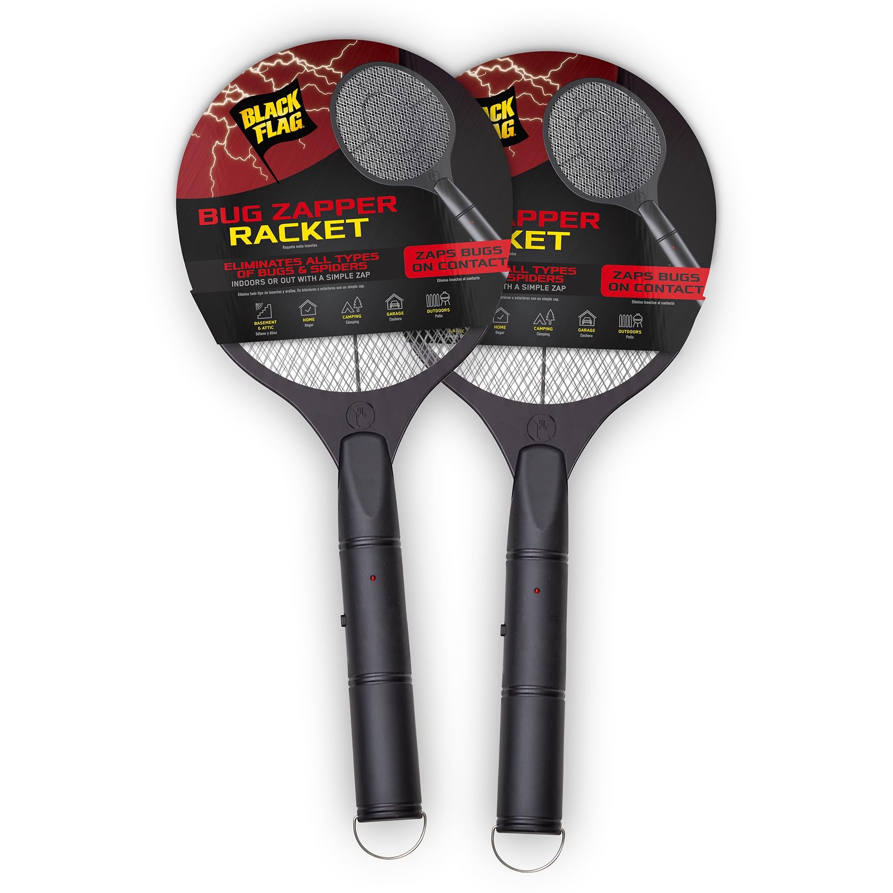 Amazon.com : Black Flag 2-Pack Electric Bug Zapper Rackets