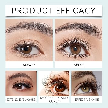 Eyelash Serum, Eyebrow Oil for Growth and Thickness, Nourishing All-Natural Lash and Brow Enhancer