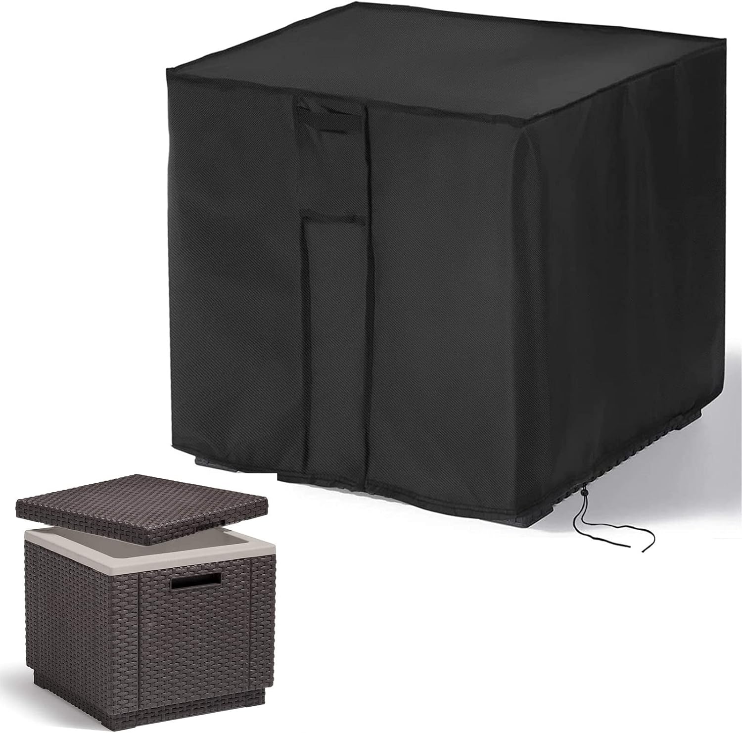 Vohunt Deck Box Cover,Outdoor Storage Box Cover for Keter