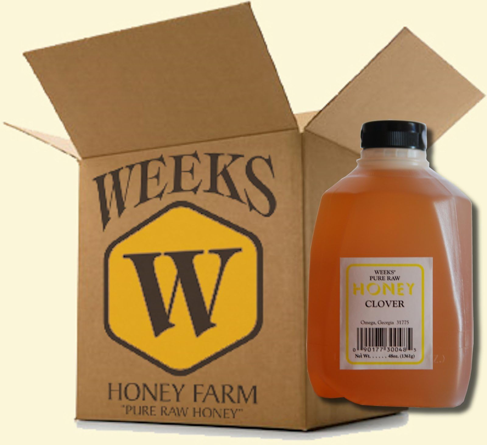 Weeks Honey, Honey Wildflower, 128 Ounce