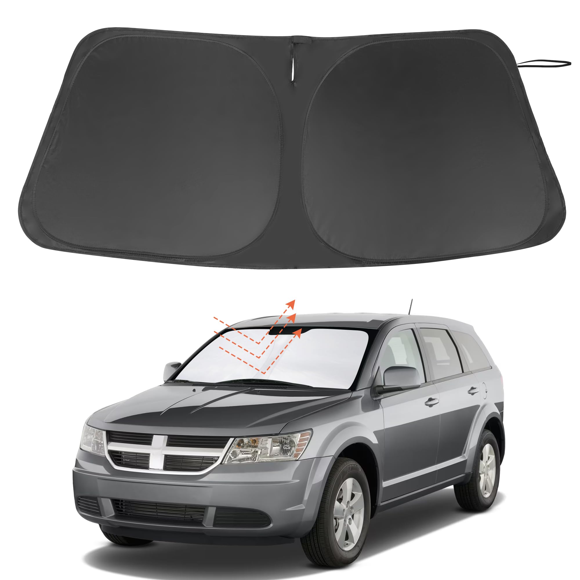 Windshield Sun Shade for 2009-2020 Dodge Journey Accessories