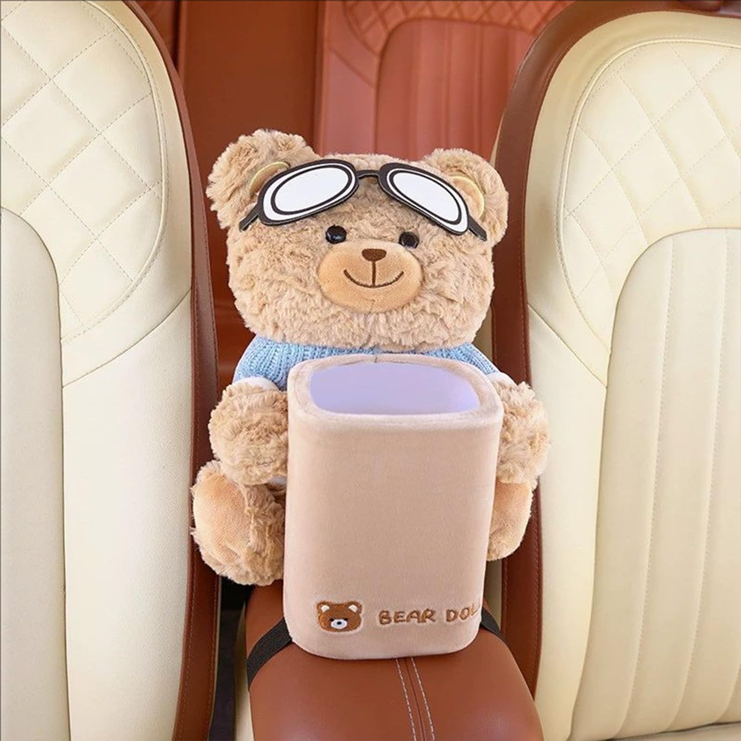 Porta Fazzoletti Per Auto,Organizer A Forma Di Orsetto Peluche,Morbidi