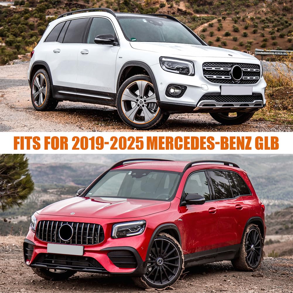 Waterproof Car Covers Replace for 2019-2025 Mercedes-Benz GLB, 6 Layers All Weather Car Cover with Zipper Door & Windproof Bands for Snow Rain Dust Hail Protection(GLB)
