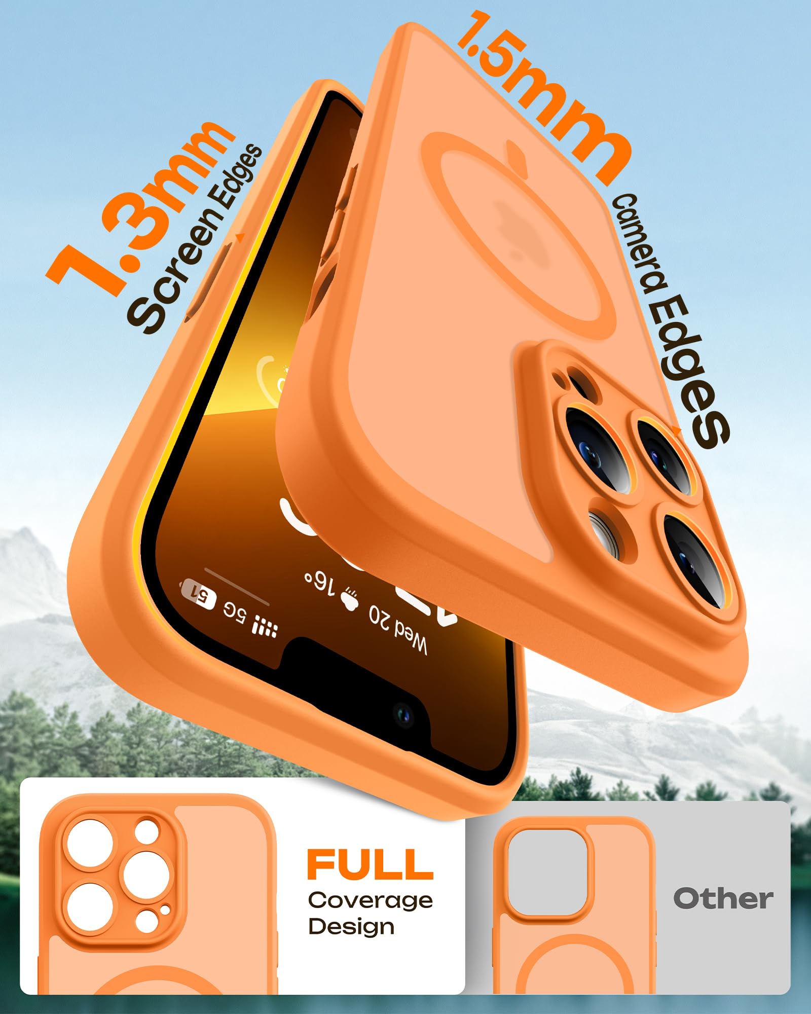 Amazon.com: TOCOL for iPhone 13 Pro Max Case, Compatible with