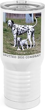 Personalized 20oz White Stainless Steel Tumbler with Your Custom Photo, Logo or Design Dye