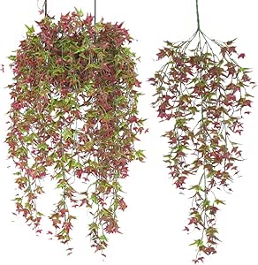 Rcbmn 12 Ghirlande Artificiali Realistiche E Romantiche Da Appendere A - Foto 2