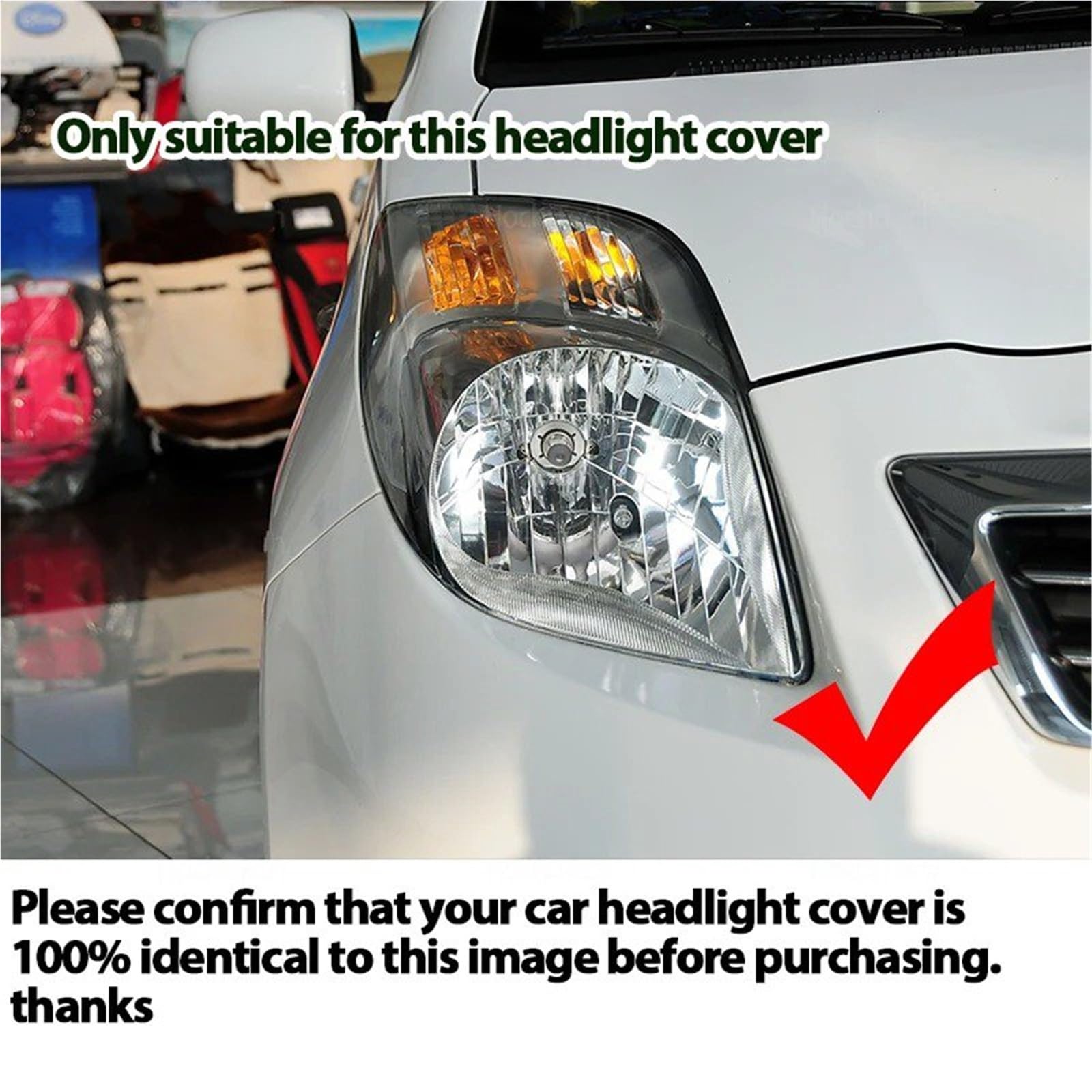 Amazon | 車のヘッドライトレンズカバー ヤリス ヴィッツ XP90