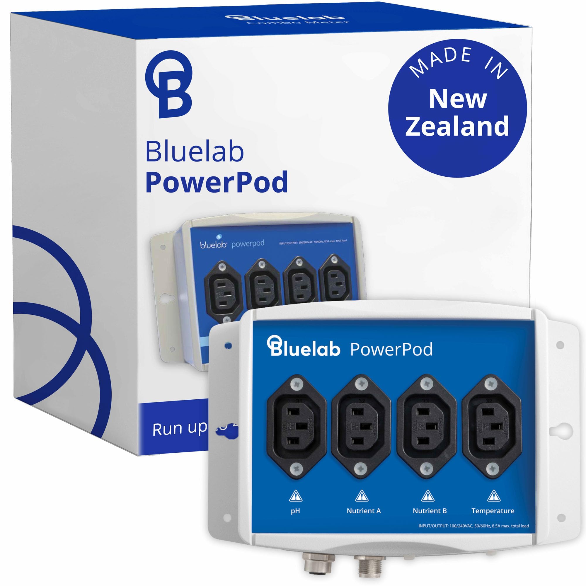 Bluelab POWERPODNA PowerPod for Bluelab Pro Controller (PowerPod Only), Enable Temperature Control for Optimal Nutrient Absorption, Used for Hydroponic System and Indoor Plant Grow