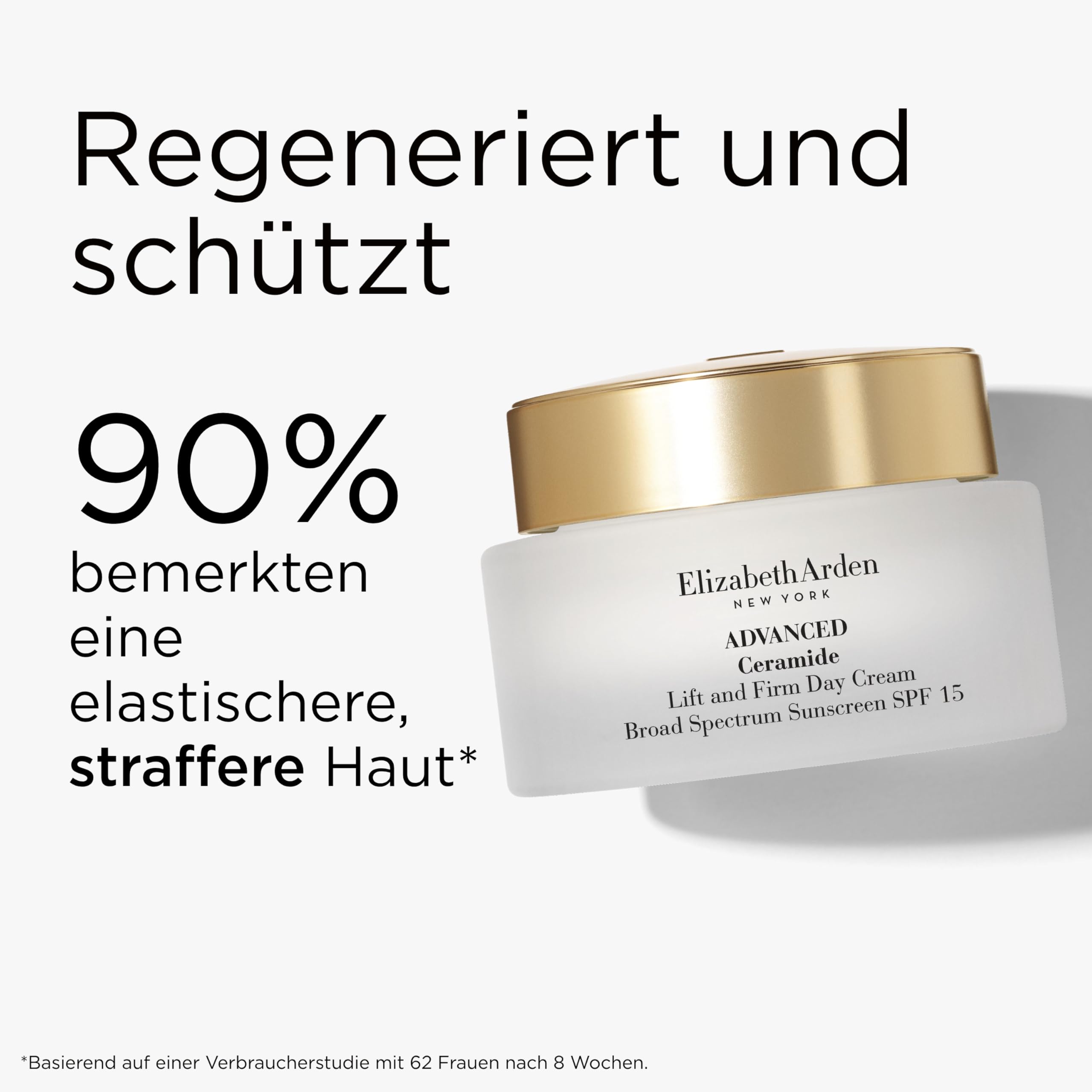 Elizabeth Arden – Forever Lift and Firm 3-teiliges Hautpflege-Geschenkset, Tagescreme mit LSF 15, Nachtcreme & Gesichtsserum, Anti-Aging Ceramid-Routine für straffere, hydratisierte Haut