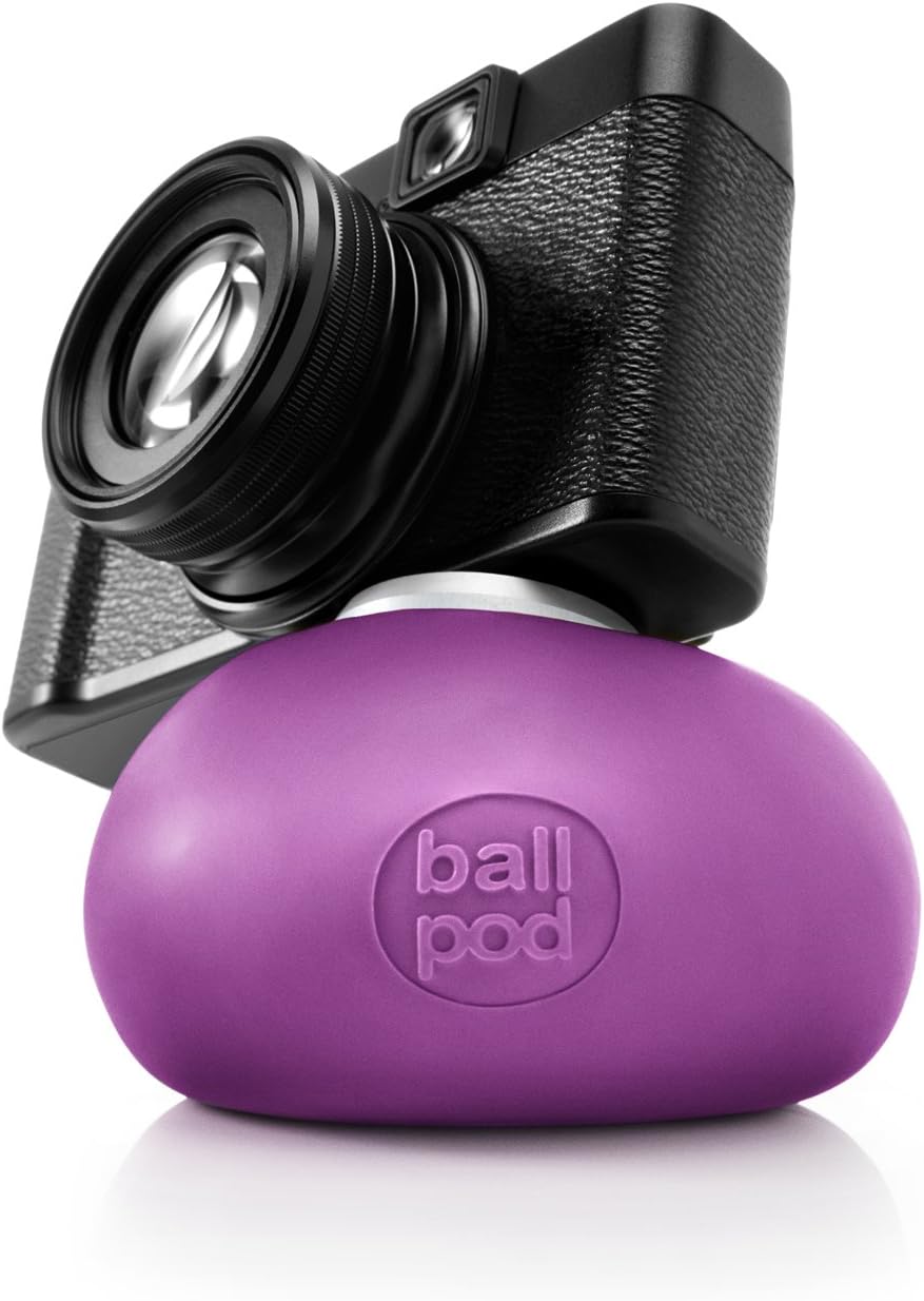 BallPod 8cm Flexible Stand with Tripod Mount for Cameras and Smartphones - Pink