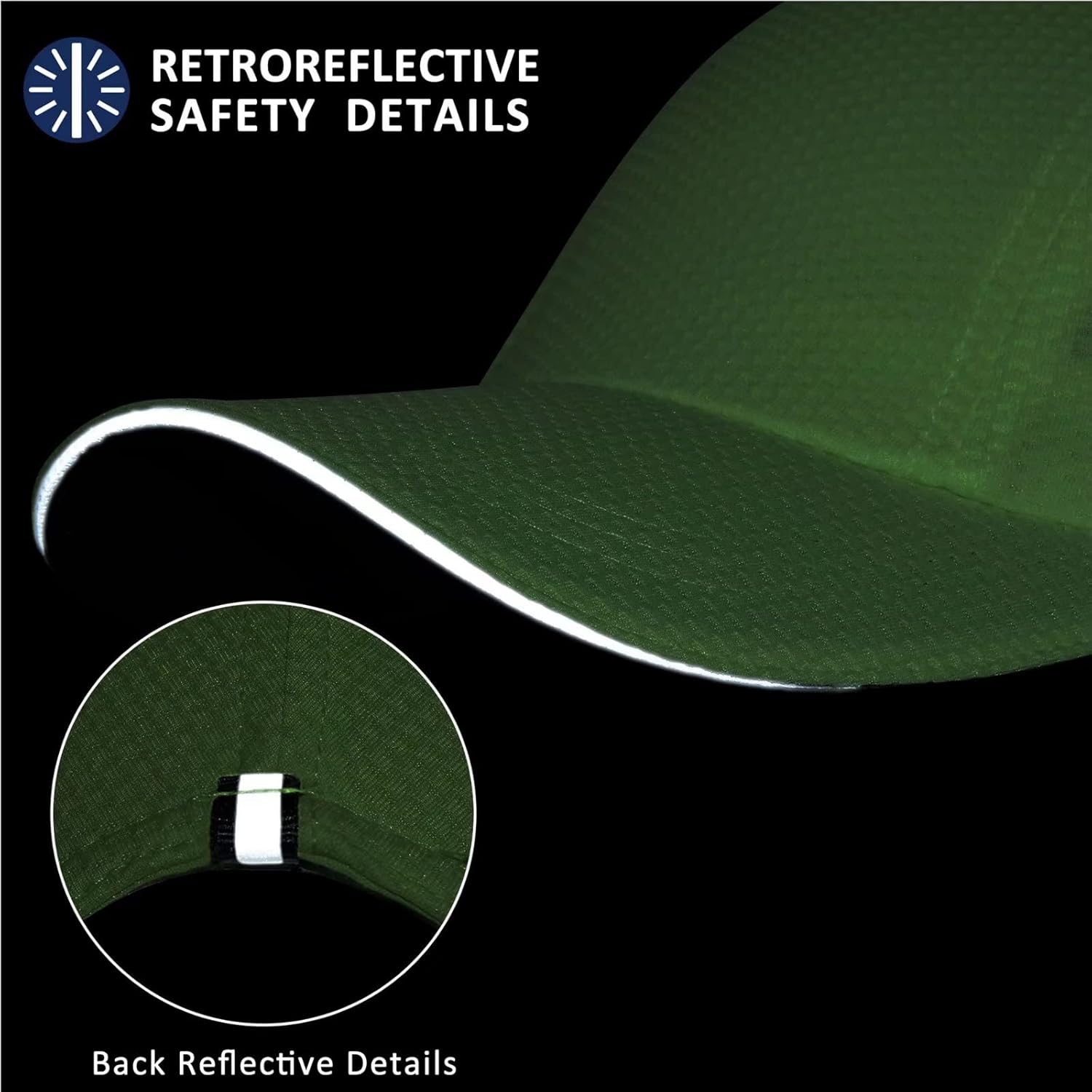 GADIEMKENSD Women's Race Day Running Cap Performance Mesh Hat - Excellent Ventilation, Lightweight, Reflective Safety - Image 5