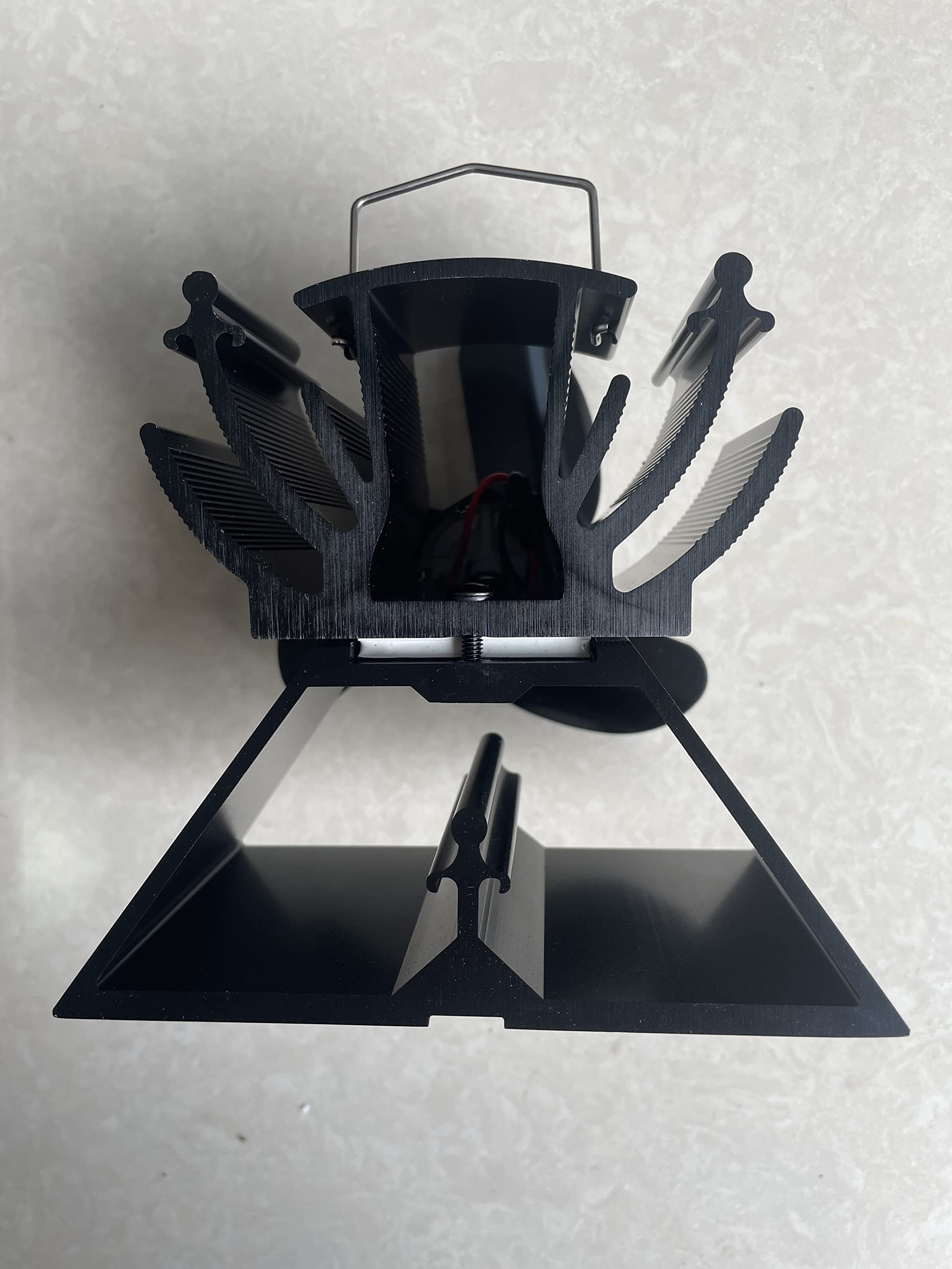 13 cm High, Mini Heat Powered Furnace Fan for Small Space Wood/Log Burner –  Environmentally Friendly black : Amazon.co.uk: DIY u0026 Tools