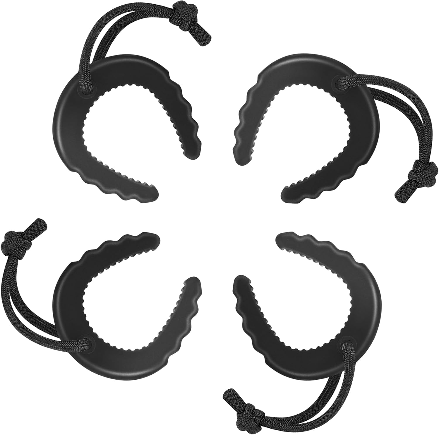 Crosize 4 Pack First Responder Door Stops, Door Jam for Law