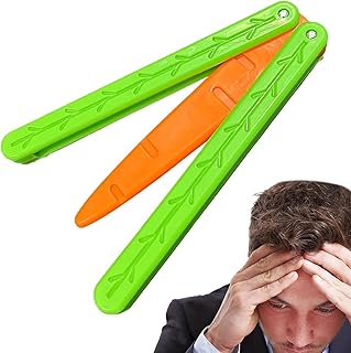 Brinquedo de facas de gravidade - Facas de gravidade impressas em 3D | Facas de fantasia de truque, facas de gravidade de brinquedo luminoso para pinça de mão Hmltd