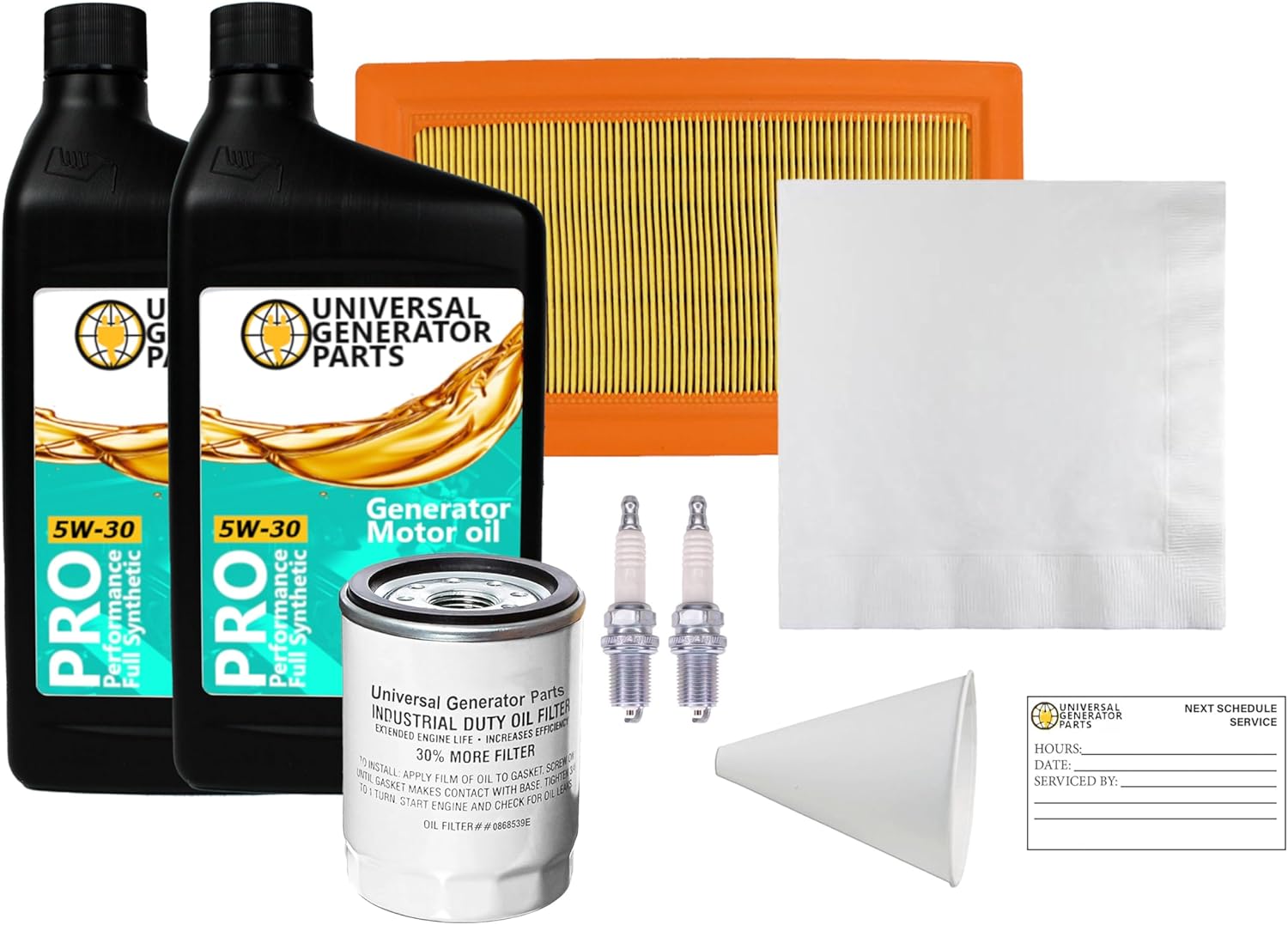 Universal Generator Part -0J93230SSM Replacement Kit-20kW-26kW SM 999 Generators - Full Synthetic 5W30 Engine Oil-High Performance & Reliable Repair Solution