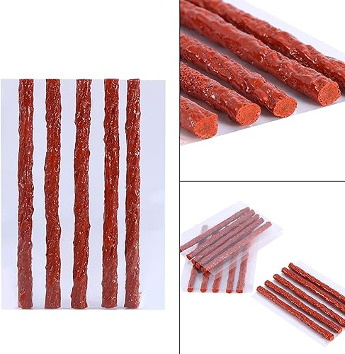 Miniatura 3 de Akozon Kit de reparación de neumáticos, 50 piezas sin cámara para reparación de neumáticos, tira de goma para scooter, bicicleta, automóvil,