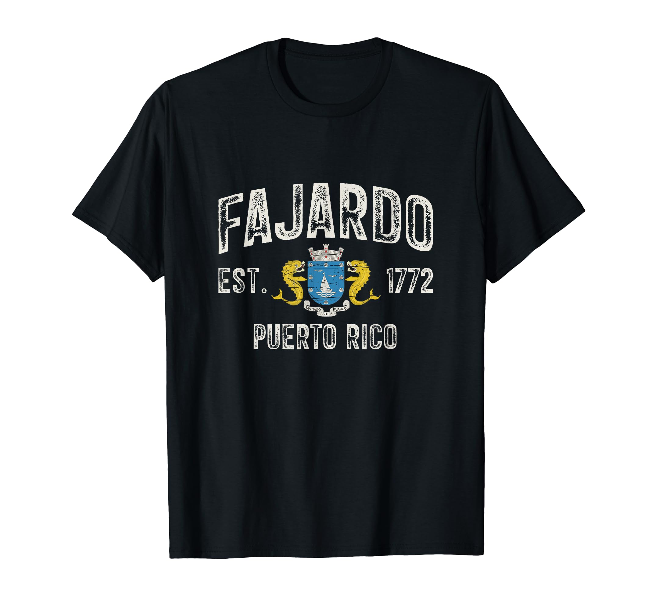 Fajardo City In Puerto Rico Est 1772, Fajardo Armorial T-Shirt