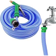 Expandable Garden Hose - Long Outdoor Water Pipe for Yard and Lawn | Multipurpose Flexible Tube with Car Wash Connection and Compact Storage for RV Camping Flower Beds Plant Care Irrigation