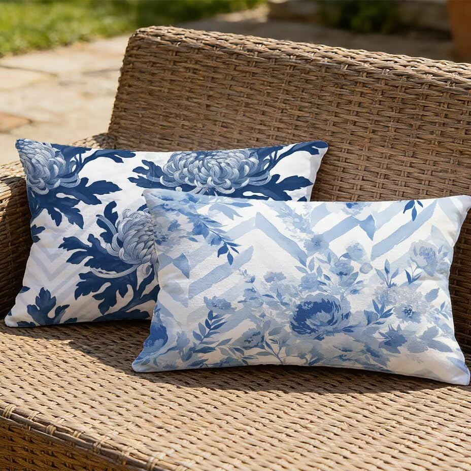 Coussin extérieur imperméable 70x90 cm anti-UV pour mobilier de jardin usé