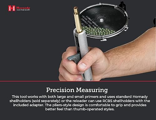 Miniatura 6 de Hornady 0500021 Herramienta de cebado portátil, color rojo