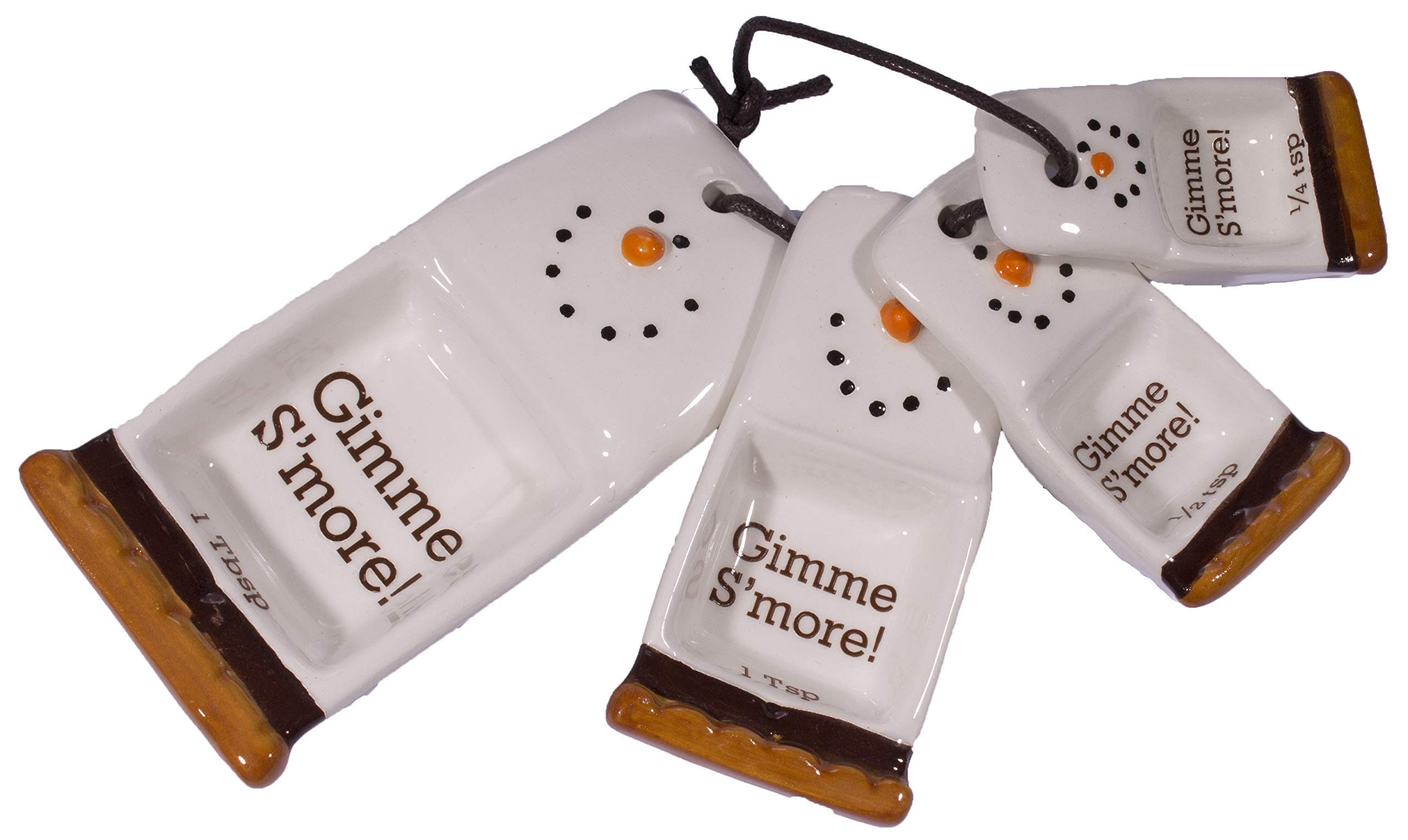 S'mores Earthenware Measuring Spoons - Set Of 4 - 