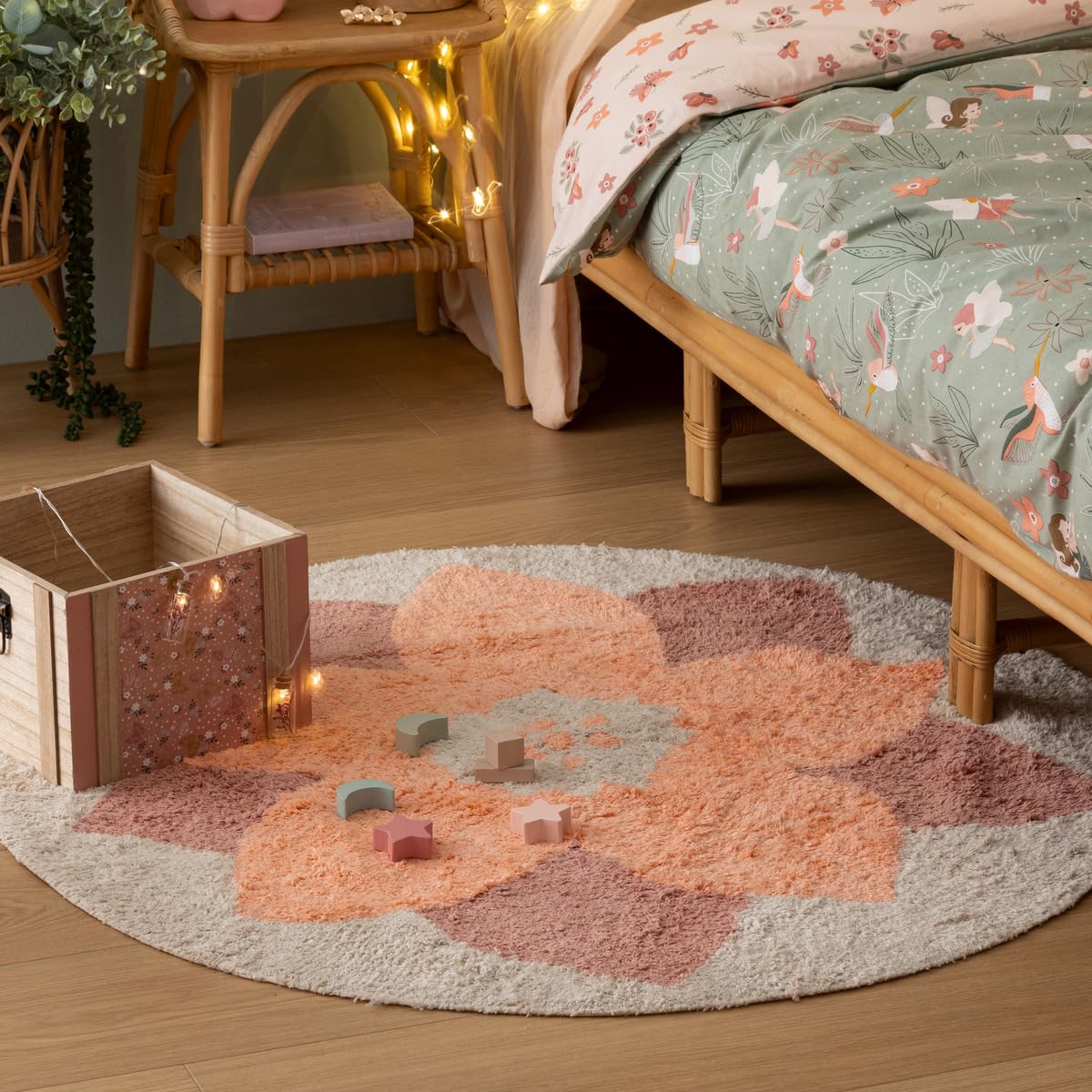 Atmosphera - Tapis Rose anny d100 cm