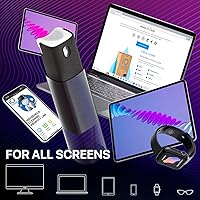 Vista 6 de Mini spray limpiador de pantalla – Limpiador de pantalla a prueba de dedos para teléfonos inteligentes, iPads, MacBooks, laptops, pantallas de Azul