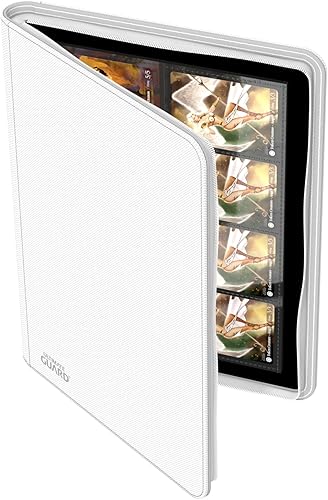 Miniatura 6 de Funda para cubierta Quadrow Zipfolio Xeno de 8 bolsillos, color blanco