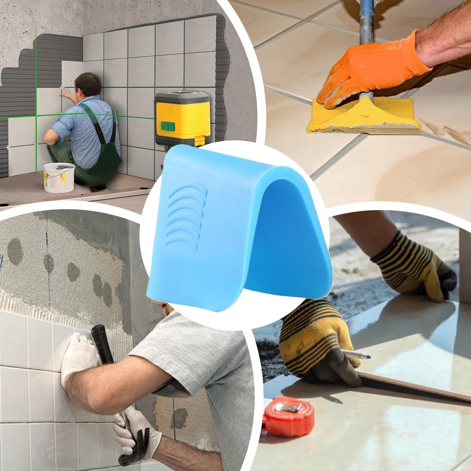 Herramientas de acabado de calafateo: juego de esparcidores de silicona, raspador sellador de juntas de azulejos, aplicador de bordes flexible, kit de alisado de paredes de ladrillos y bañeras, acceso — view 4