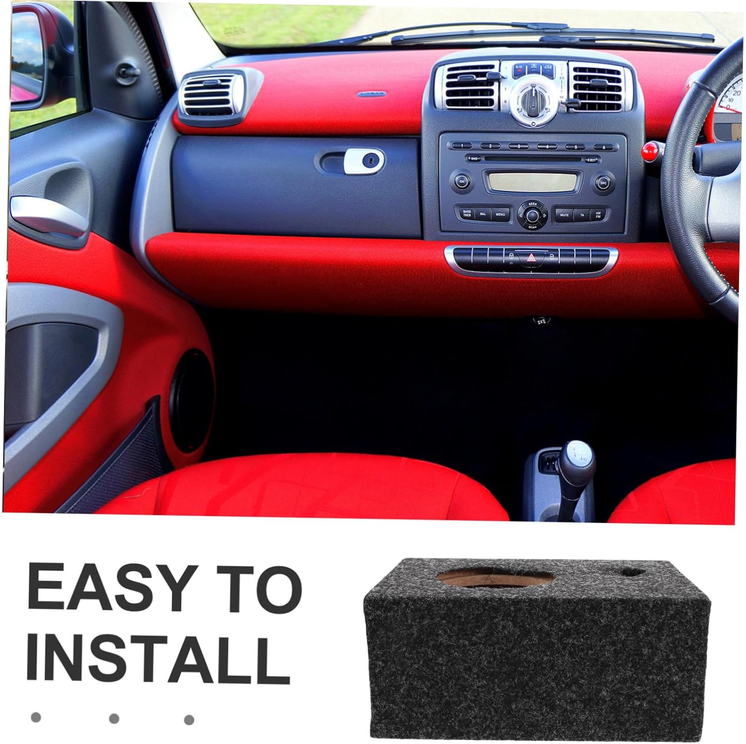 Car Subwoofer Enclosure Fit for Models High Performance Audio Enclosure DIY Tweeter Audio Speaker Box