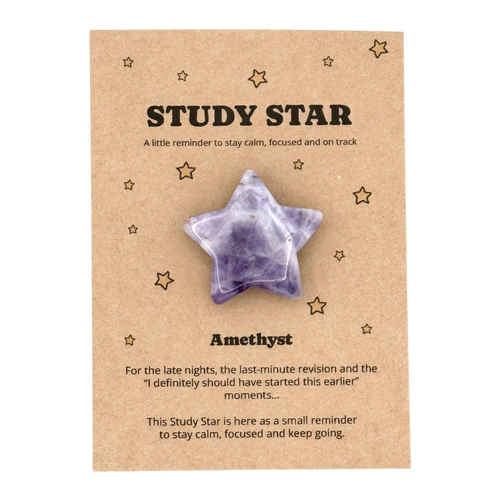 The Dreaming Buddha Exam Good Luck Charm, Crystal Study Star, SATS GCSE A Level Revision, University Study, Driving Test Present