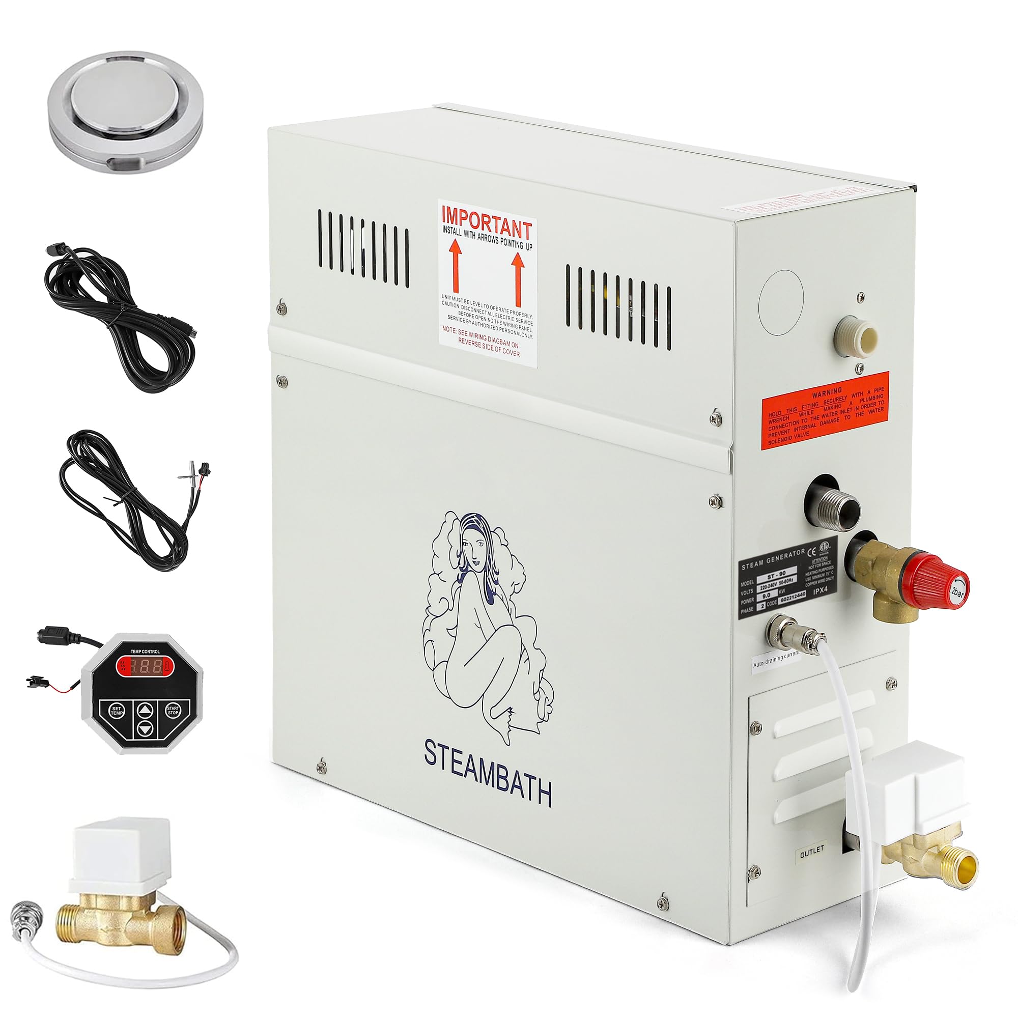 Amazon.com: CGOLDENWALL 4.5kw Steam Generator Home Shower Sauna