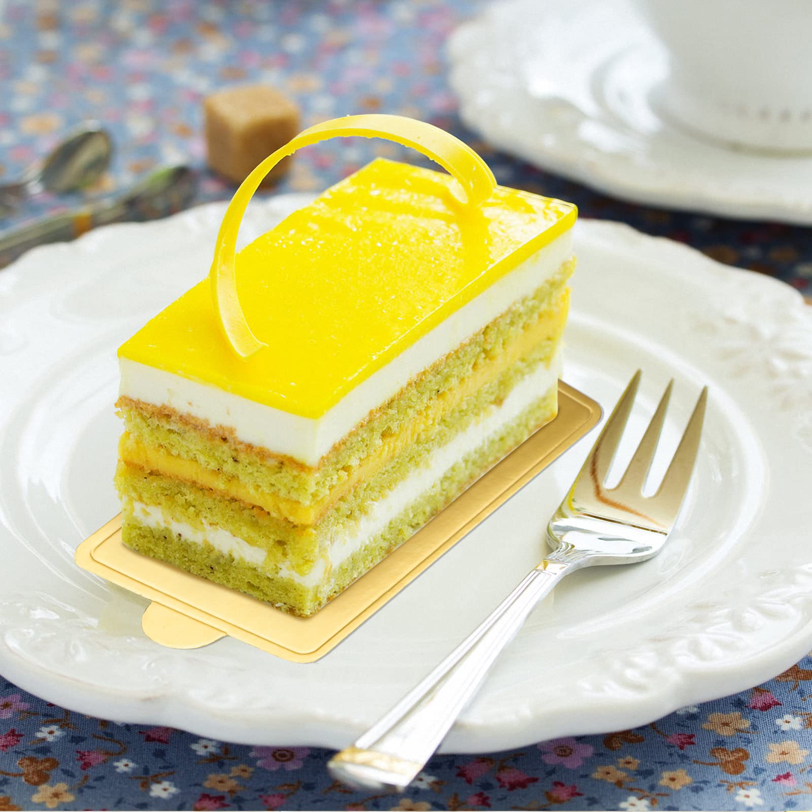 Vassoio rettangolari in cartone per dolci e torte
