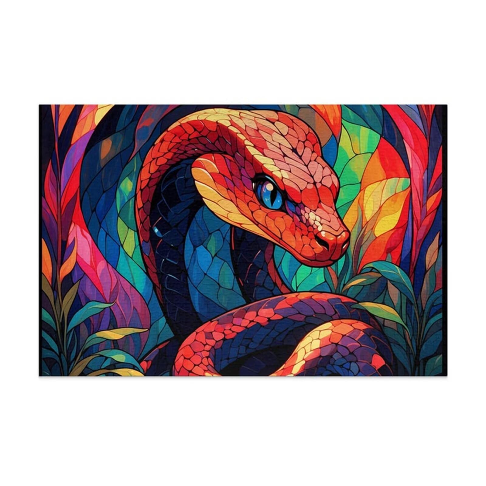 Puzzle Adulte 1200 Pièces Animaux Serpent 75 x 50 cm Puzzles pour Adultes Jeu éducatif Puzzle Impossible Puzzles 1200 Pièces Adultes