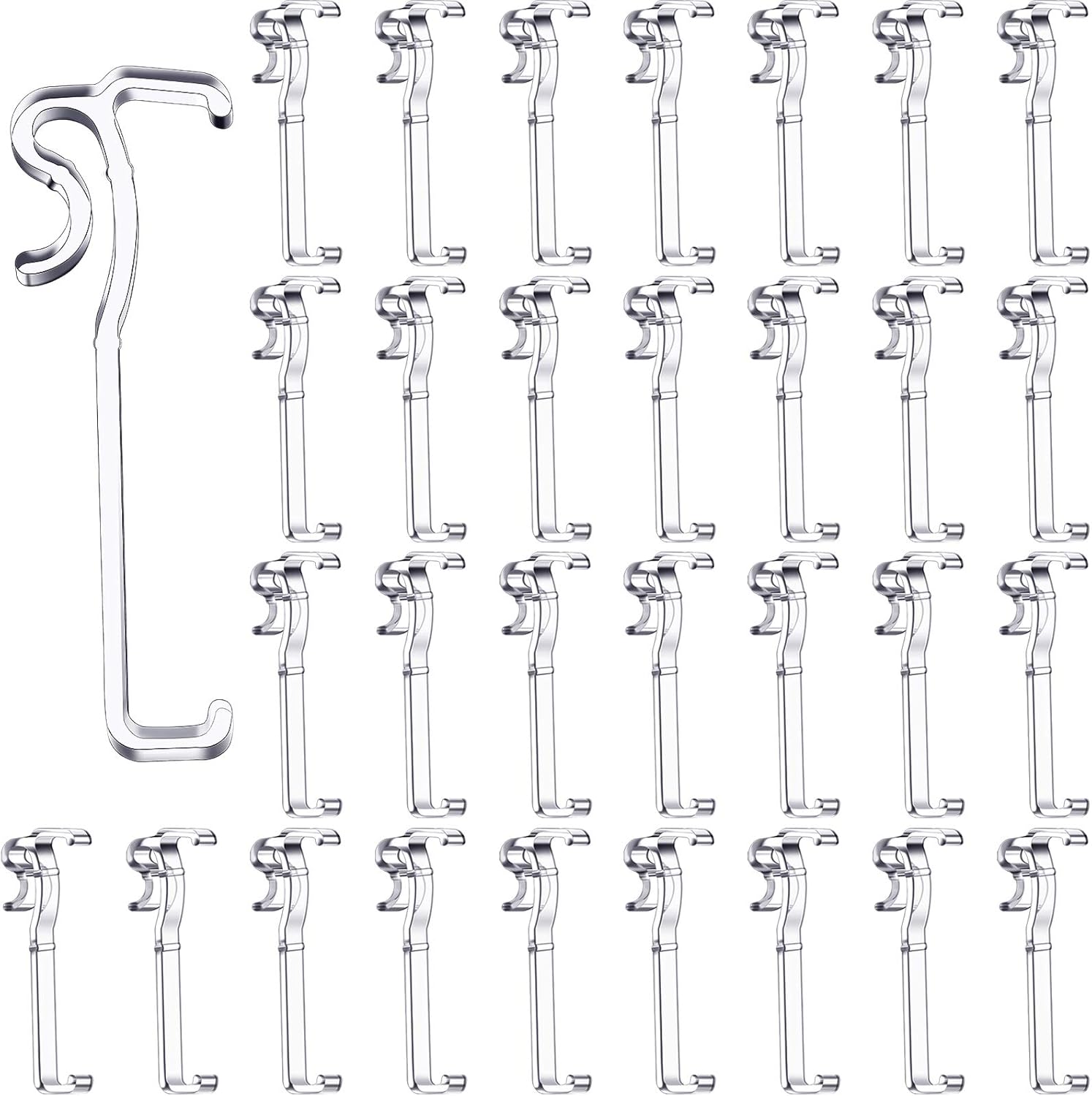 Buy 2.5 Inch Valance Clips Window Blind Clips Clear Plastic Valance