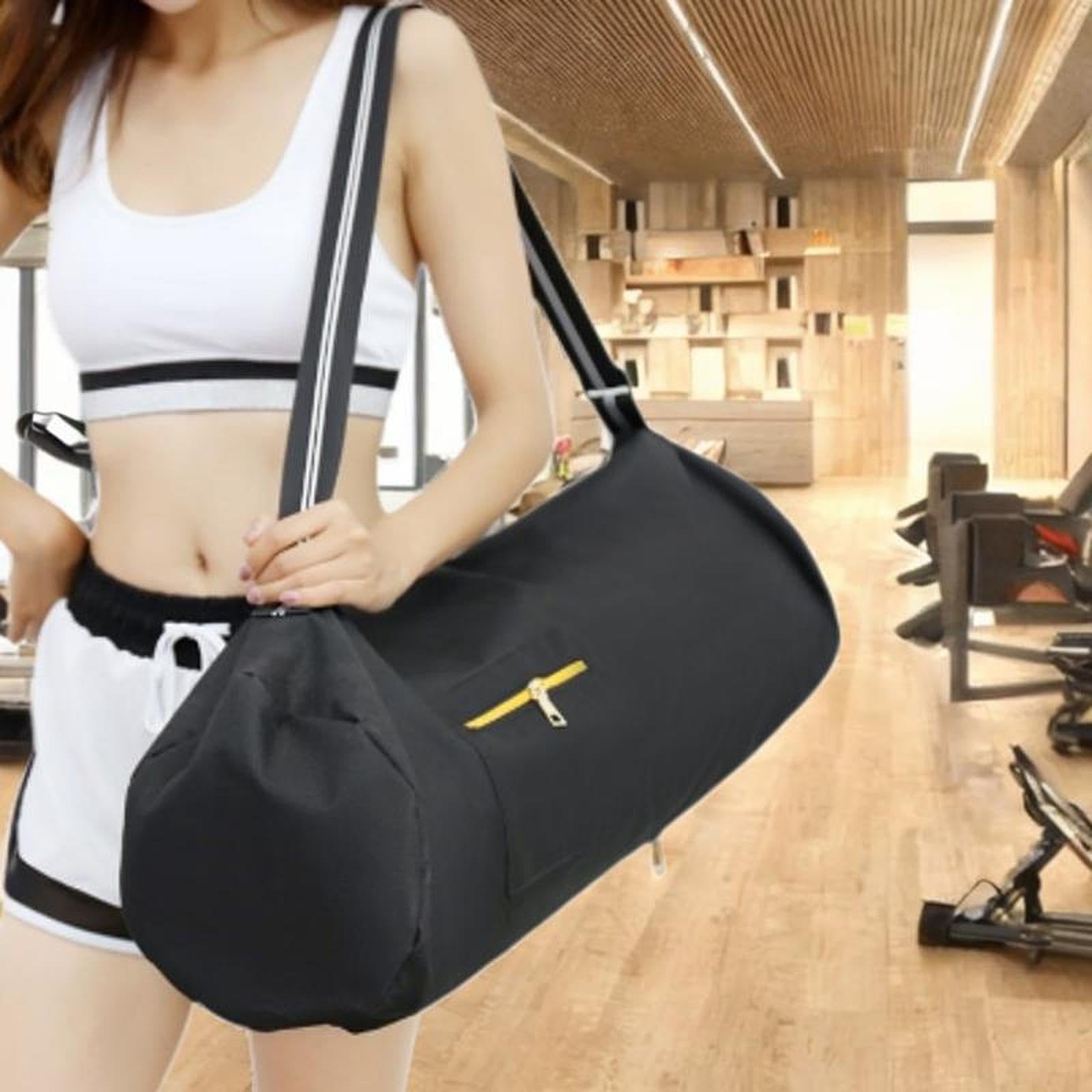 kowaku Duffel Bag Gym Bag Swimming Flippers Bag Crossbody Bag Diving Fins Bag Scuba Diving Gear Bag for Scuba Dive Kayak Pool Beach, Black