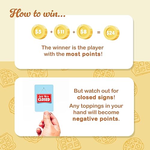 Miniatura 5 de Juego de cartas Top Waffle  Juego maravillosamente delicioso para niños, adolescentes, adultos y noche de juego familiar  Gran regalo para mayores