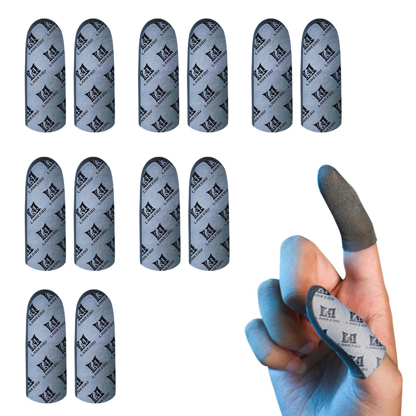 Progameplays Manicotti da Dito per Giochi mobili, Pubg cod Cellulare, Anti- Sudore, Anti-secchezza, Compatibile con telefoni da Gioco, Guanti (Ibrido Misto